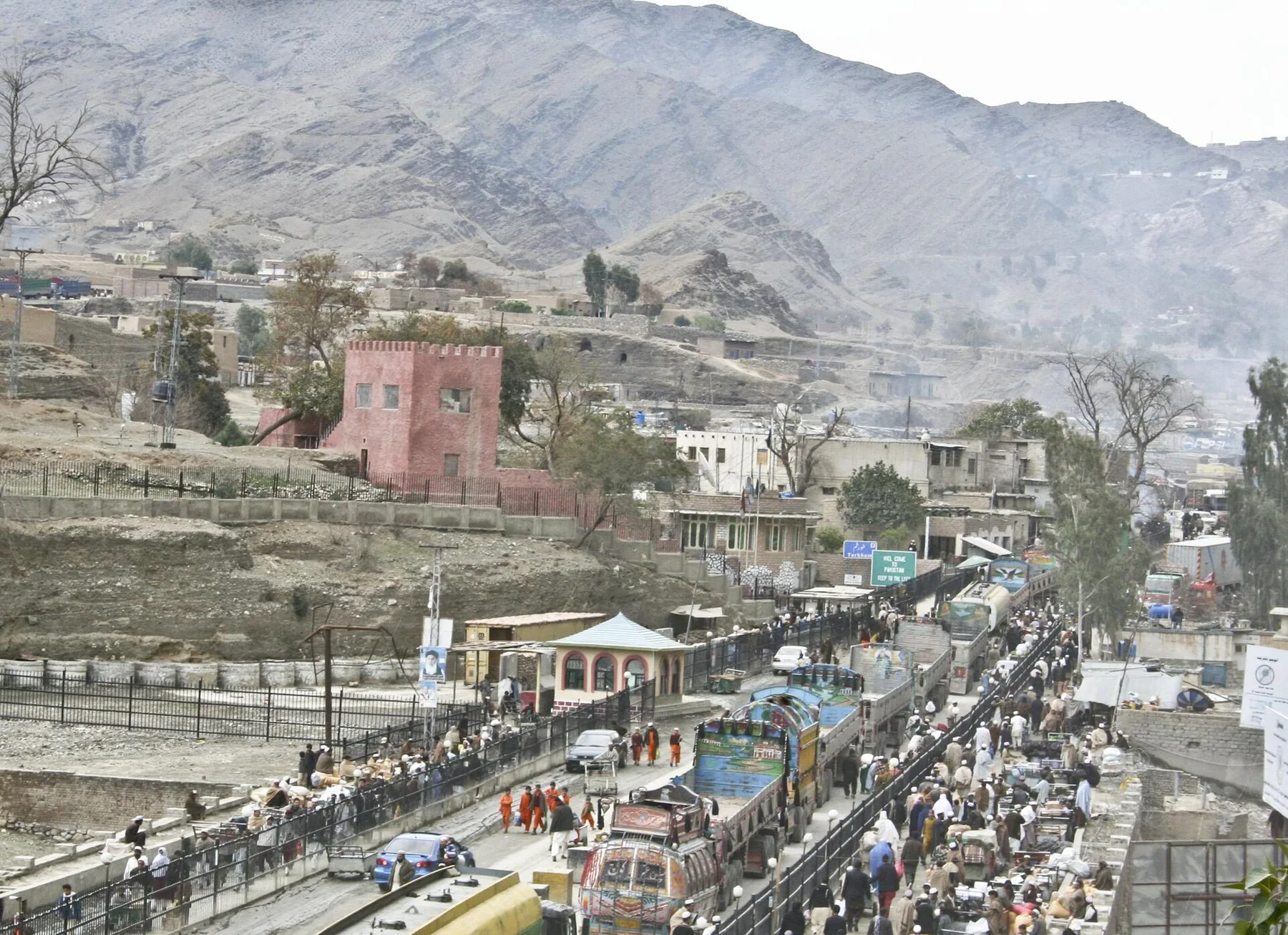 The Torkham border crossing