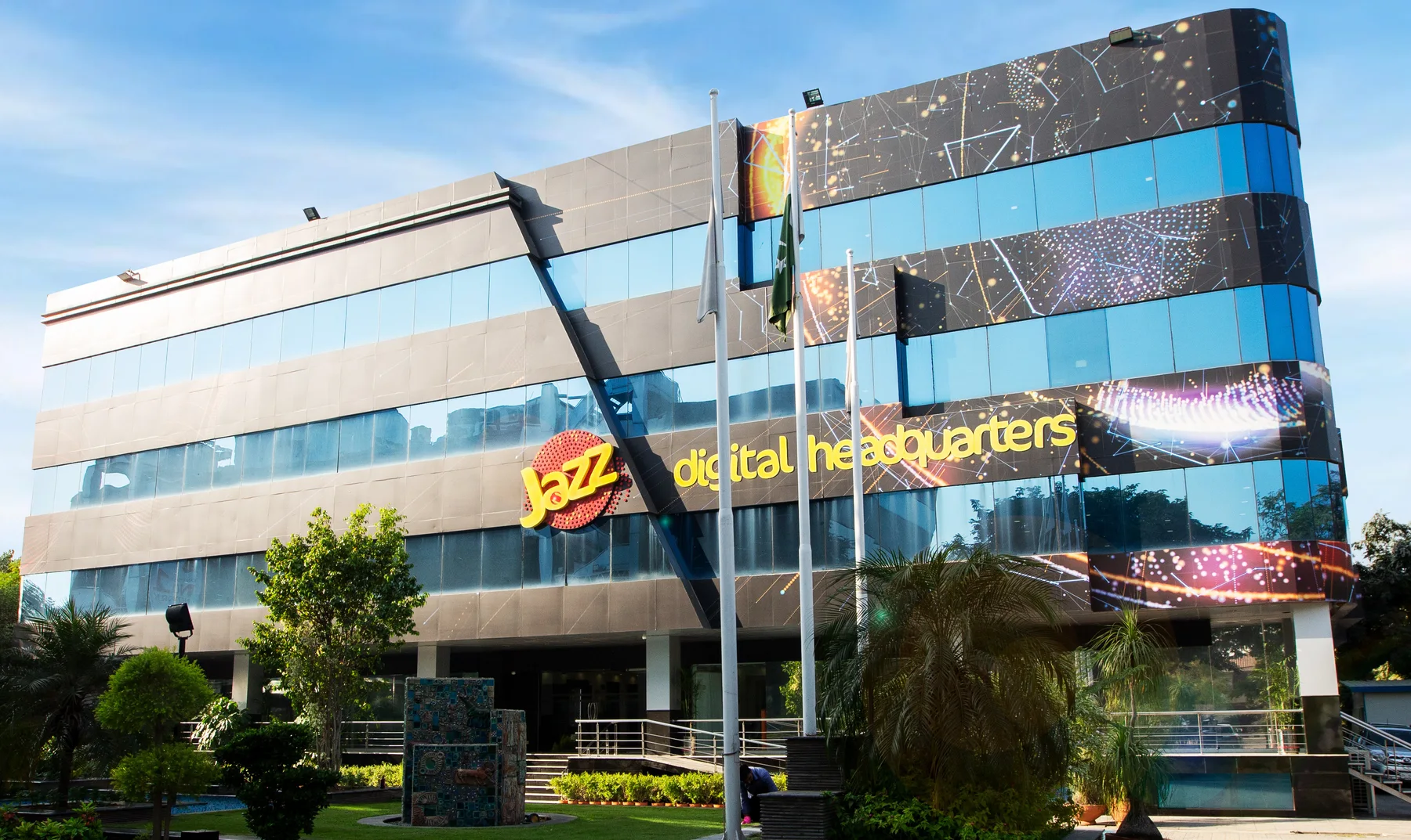 The Jazz headquarters building in Islamabad