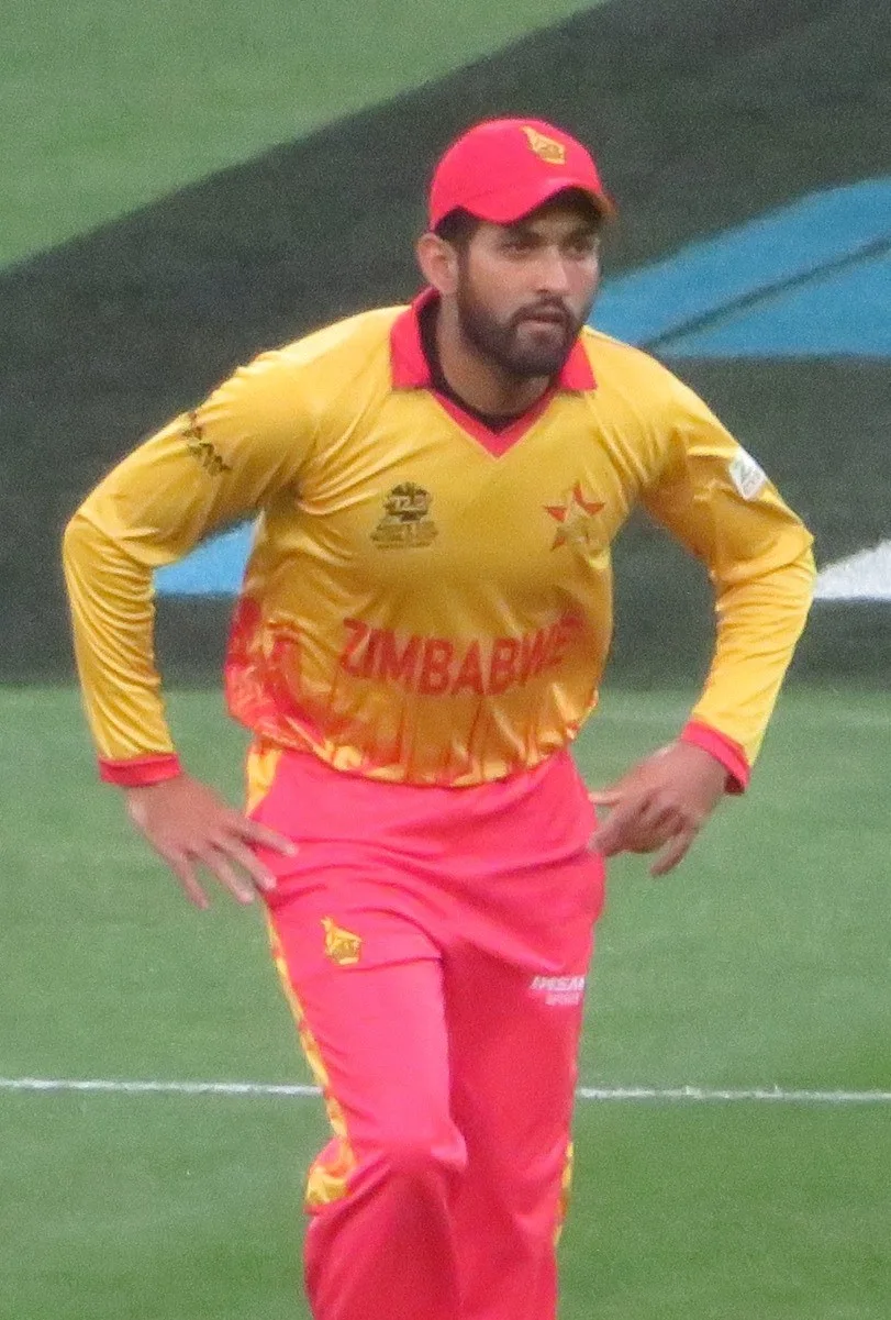 Sikandar Raza in the field for Zimbabwe