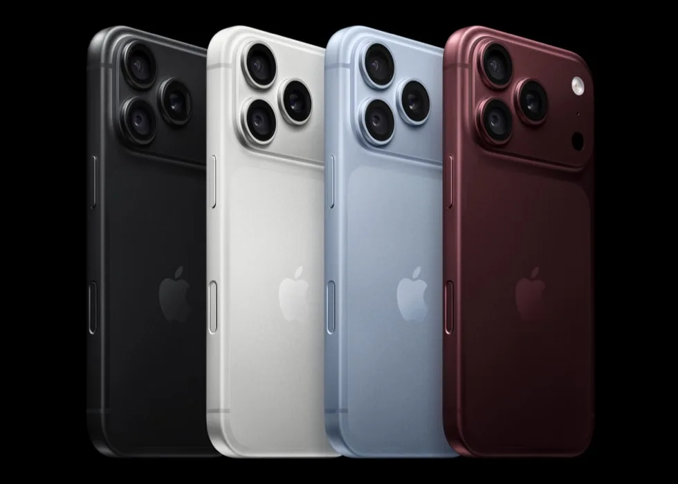 iPhone 18 Pro colour line-up, Apple handout
