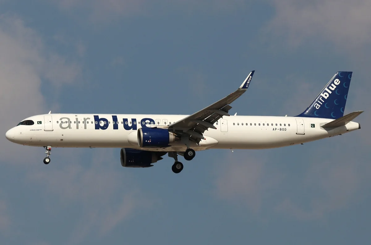 An Airblue aircraft