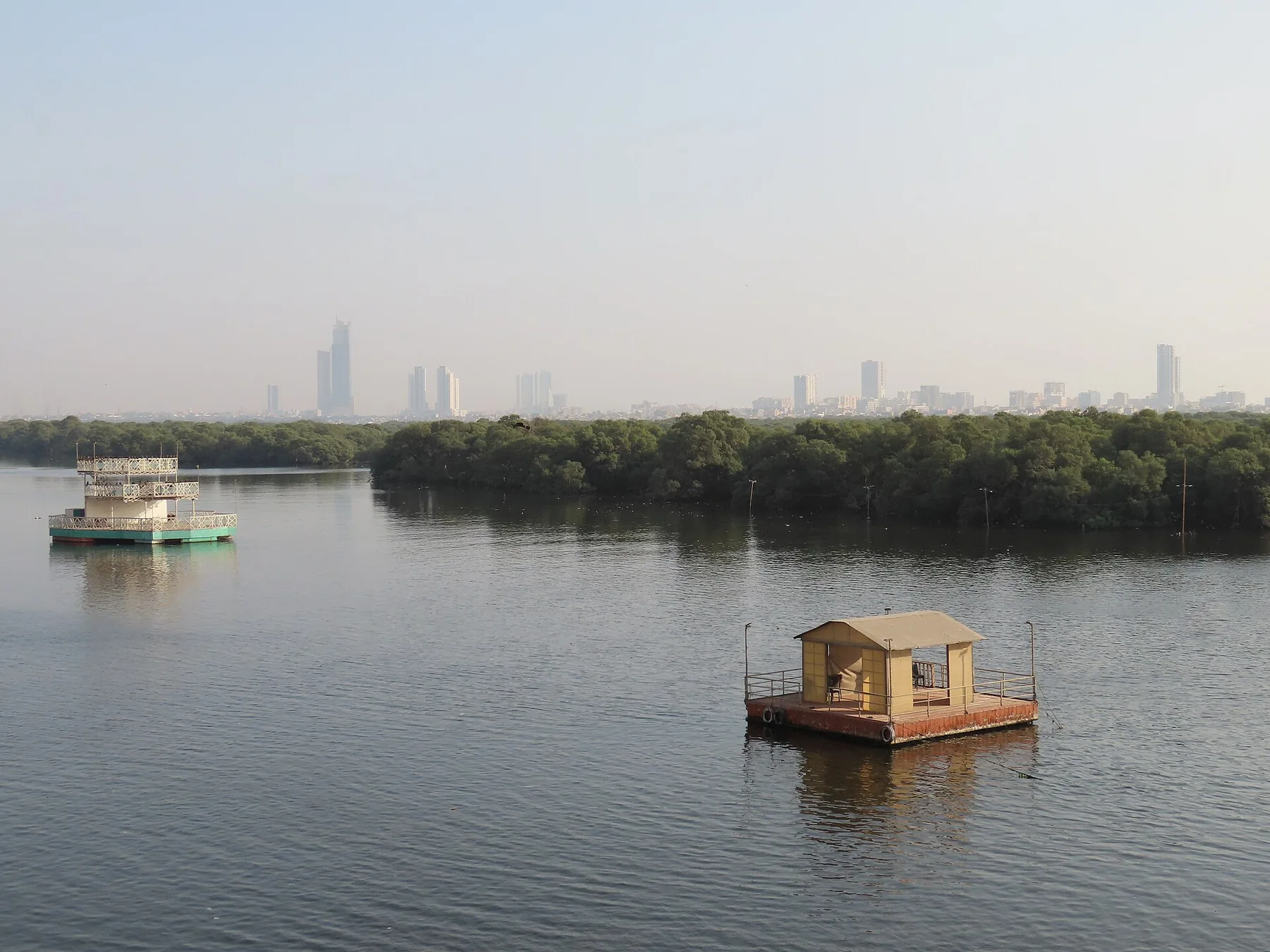 Mangroves in Karachi: Suparco images show Mai Kolachi creeks turned into reclaimed plots